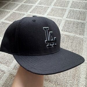 Los Angeles Dodgers SnapBack hat 47’ Captain black & white